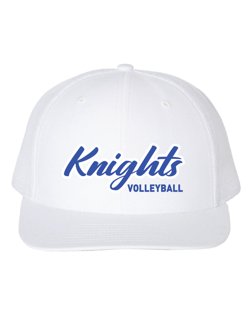 Knights Volleyball - Richardson Mesh Back Cap - White