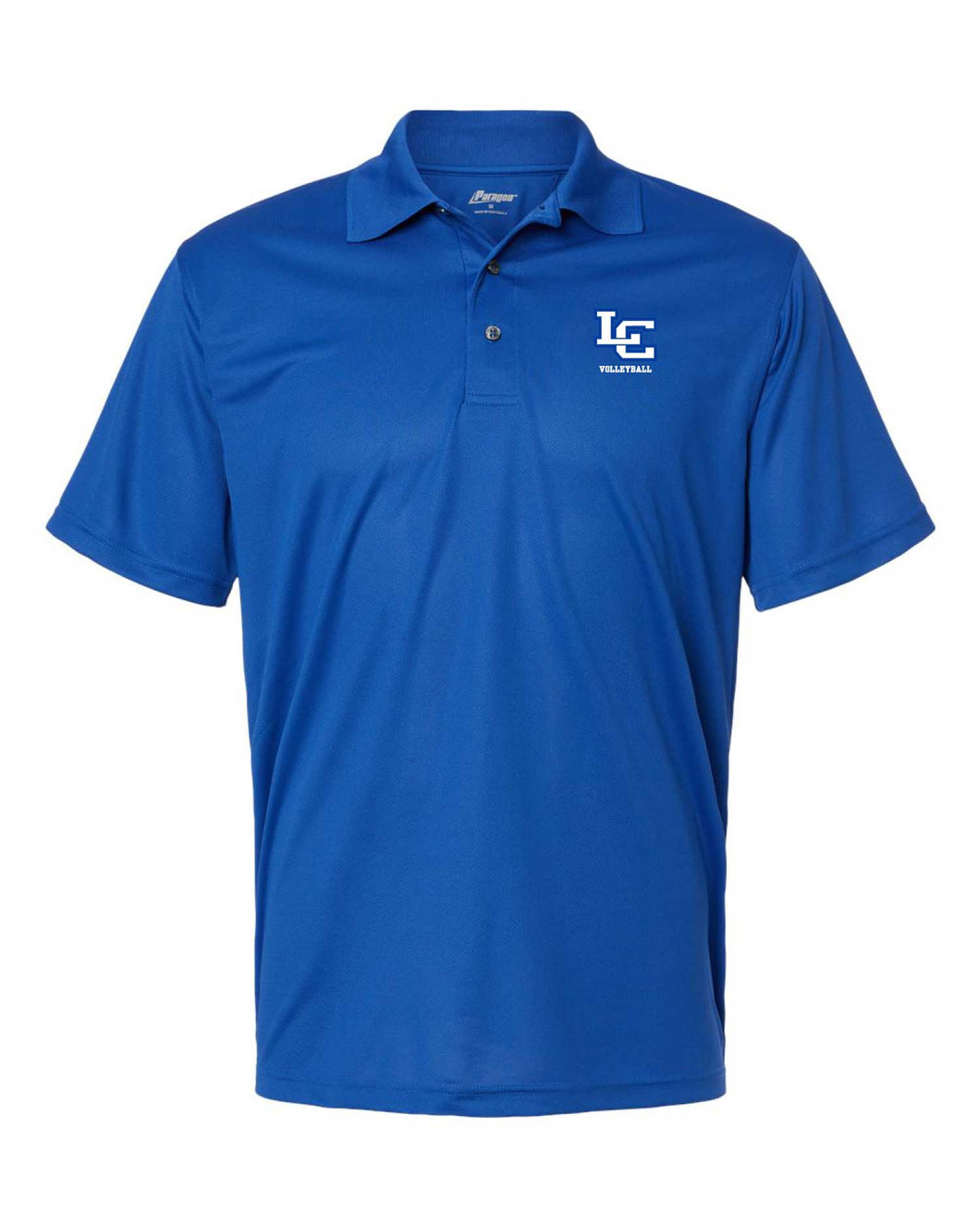 Volleyball Embroidery - Paragon Performance Polo - Royal