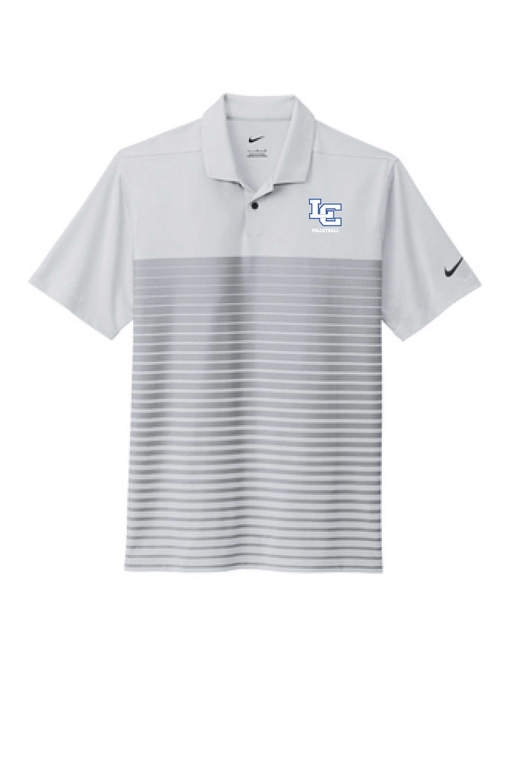 Volleyball Embroidery - Nike Dri-FIT Vapor Polo - Wolf Grey