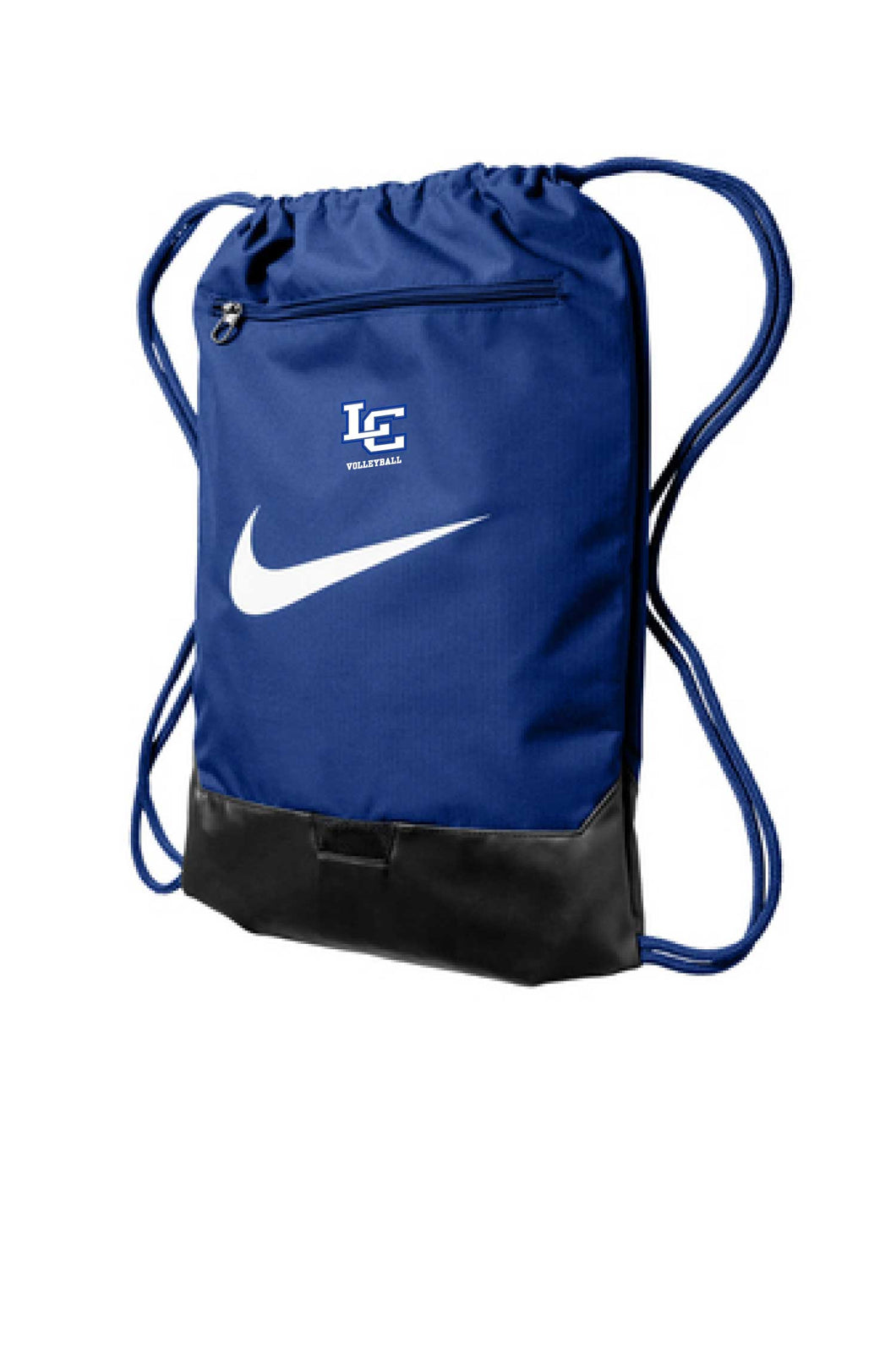 Volleyball Embroidery - Nike Brasilia Drawstring Pack - Royal