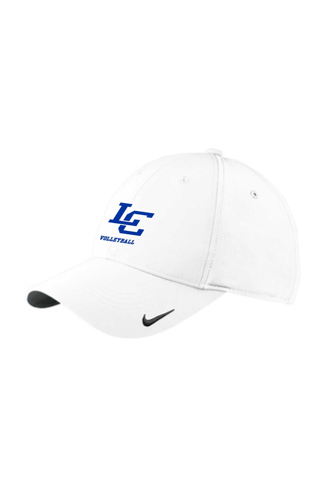 Volleyball Embroidery - Nike Legacy Dri-Fit Cap - White