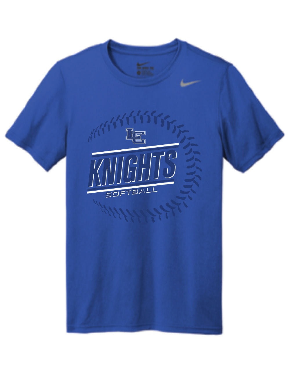 LC Knights Softball - Nike Legend Tee - Royal