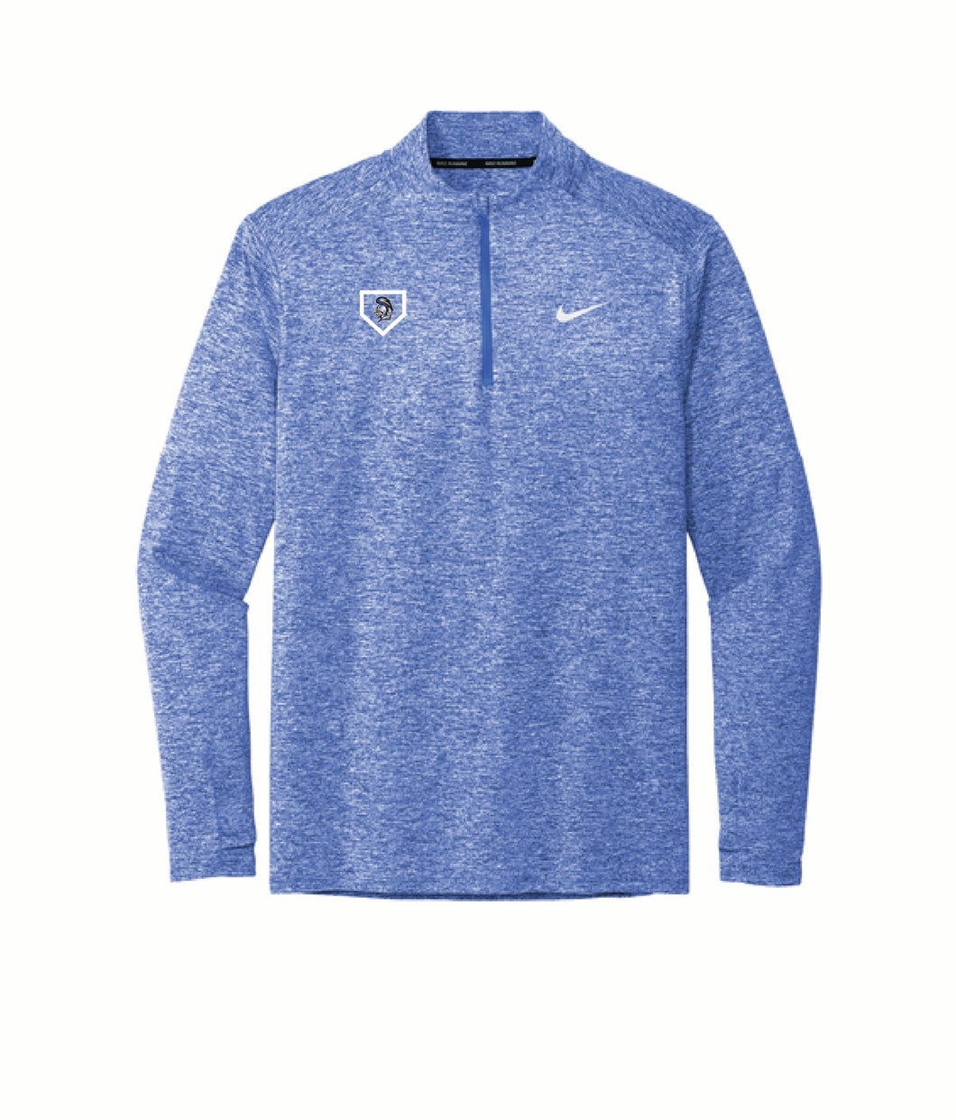 Knight Embroidery - Nike Dri-FIT Element 1/2-Zip Top - Royal Heather - Softball