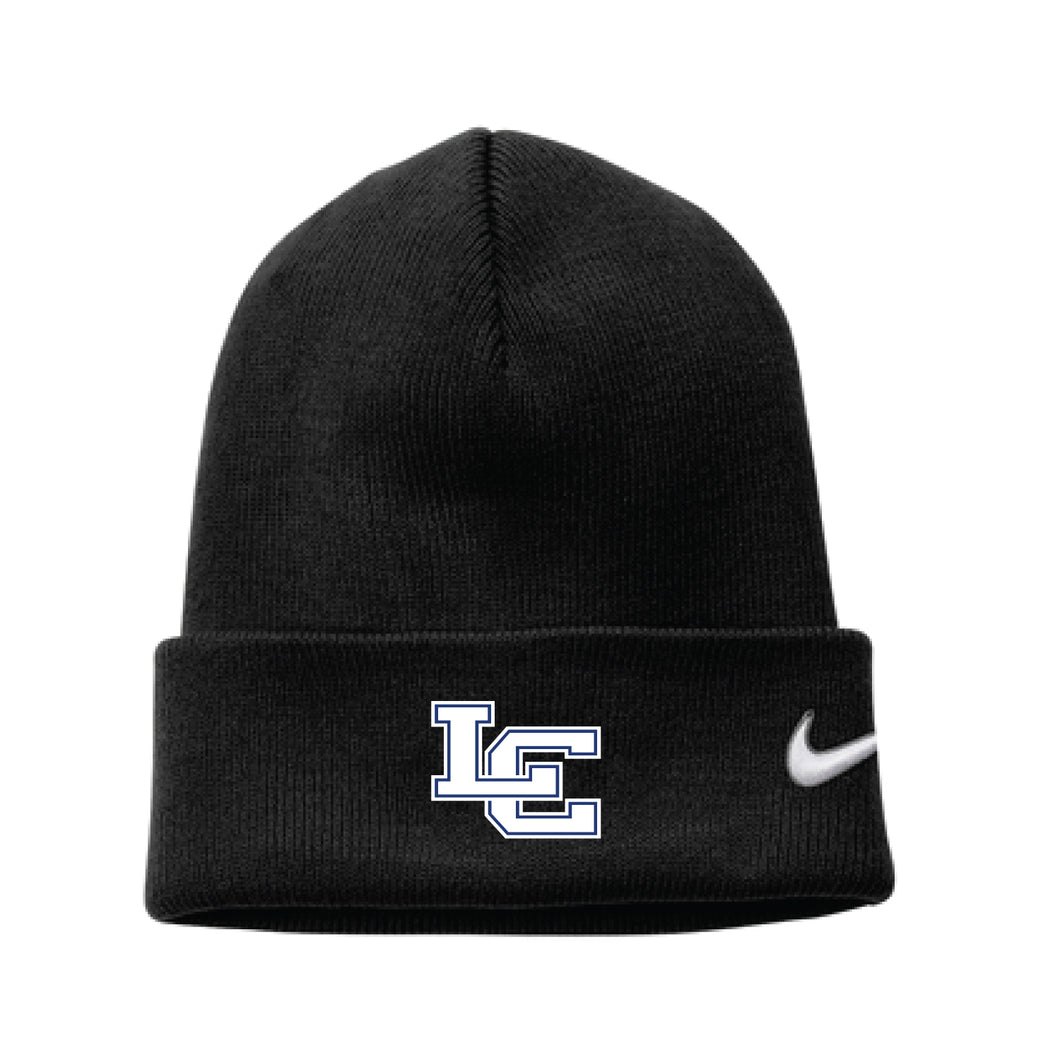 LC Embroidery - Nike Team Cuffed Beanie - Black - Softball
