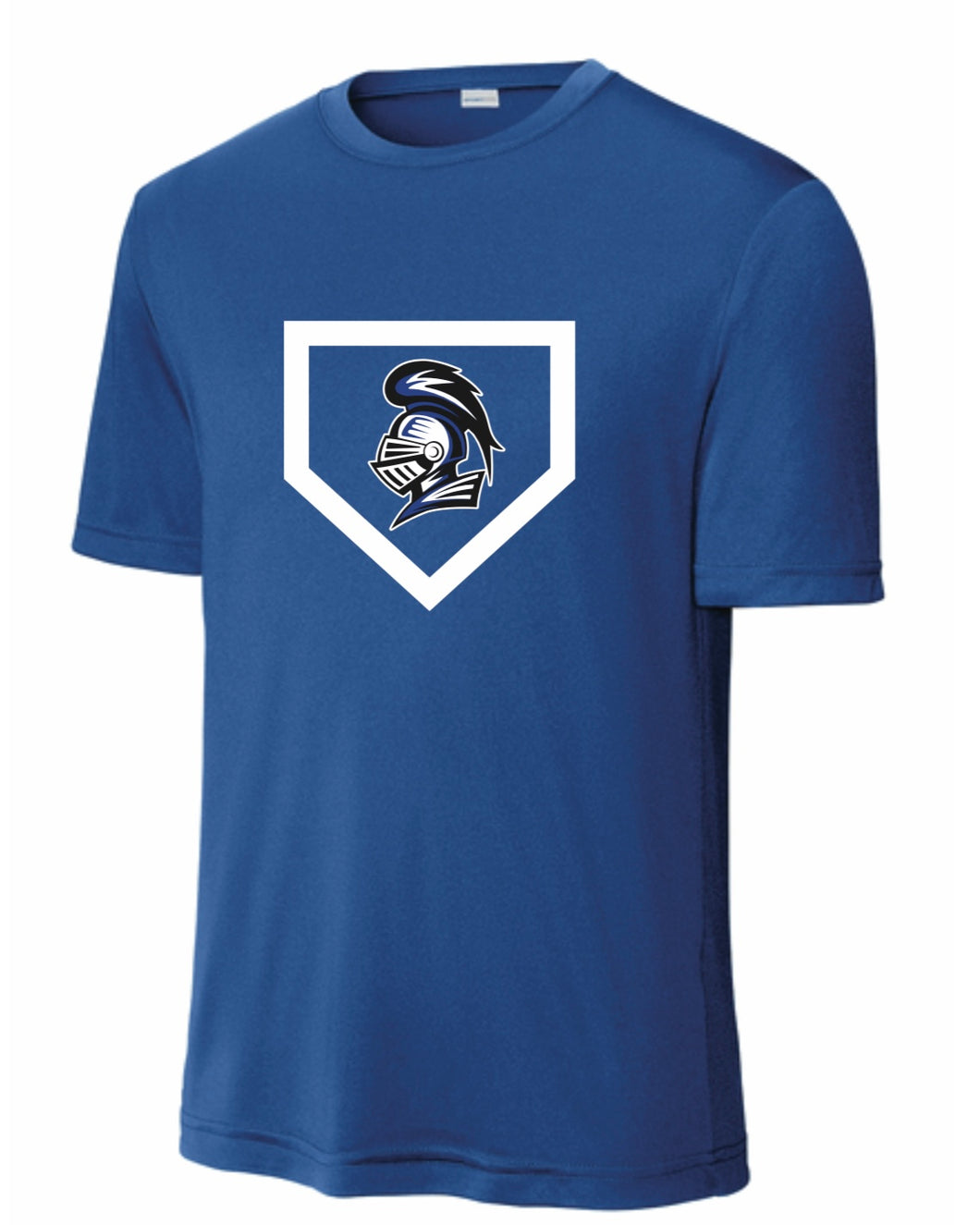 Baseball/Softball Diamond - Sport Tek Dry Fit T-Shirt - Royal