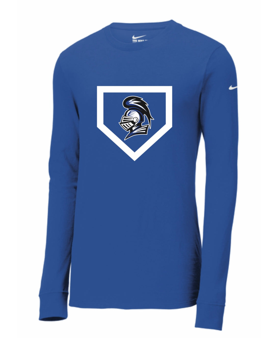 Baseball/Softball Diamond - Nike Dri-FIT Cotton/Poly Long Sleeve Tee - Royal