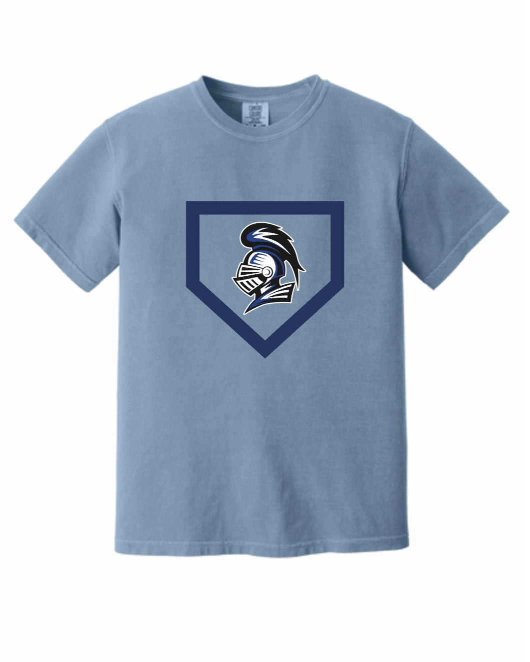 Baseball/Softball Diamond - Comfort Colors T-Shirt - Washed Denim